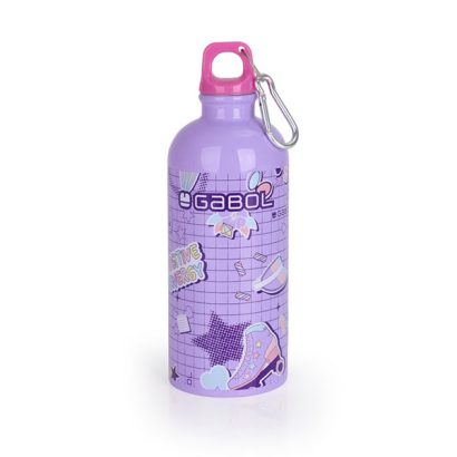 GOURDE EN ACIER INOXIDABLE - FUNNY - LILAS