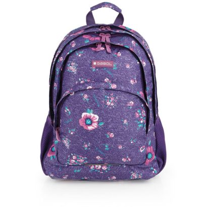 SAC A DOS 3 COMPARTIMENTS - LILY - VIOLET