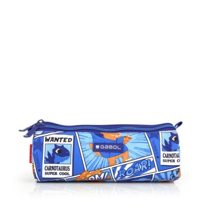 TROUSSE TRIPLE - DINO - BLEU