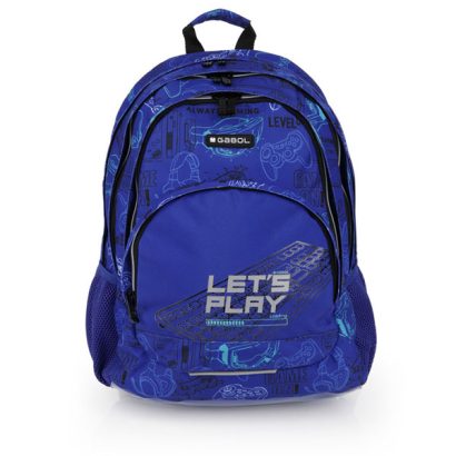 SAC A DOS 3 COMPARTIMENTS - GAMING - BLEU