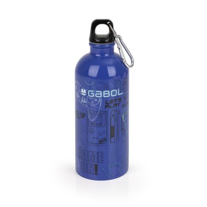 GOURDE EN ACIER INOXIDABLE - GAMING - BLEU