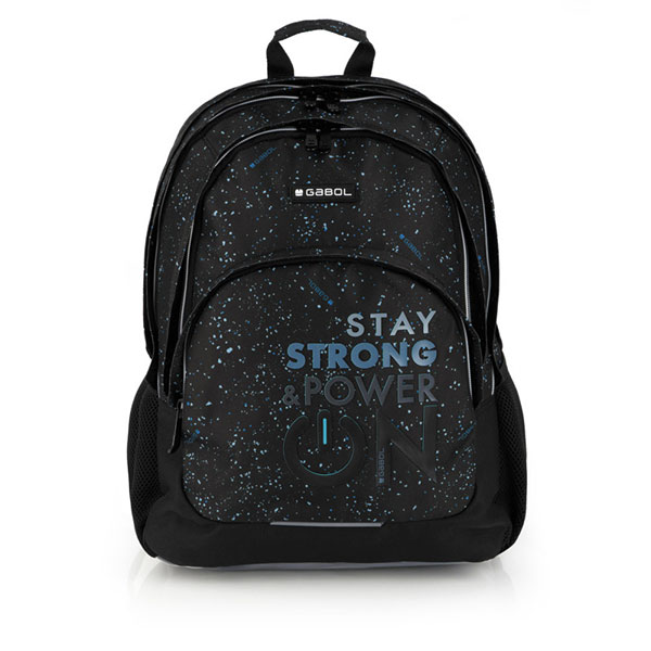 SAC A DOS 3 COMPARTIMENTS - GALAXY - NOIR
